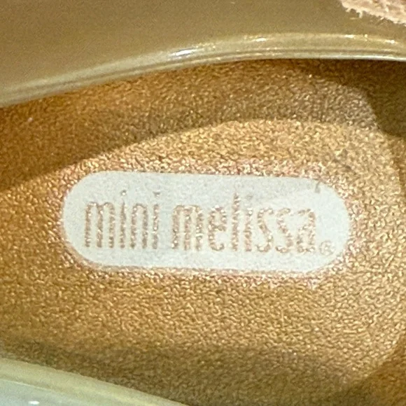 Mini Melissa Ultragirl gold flowers shoes - Picture 5 of 9